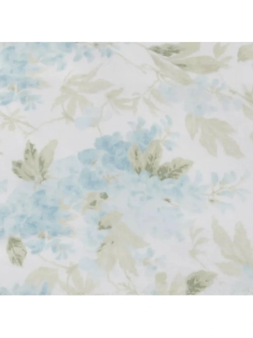 Laura Ashley King Blue Green Floral 300TC Cotton Sateen Sheet Set NWT